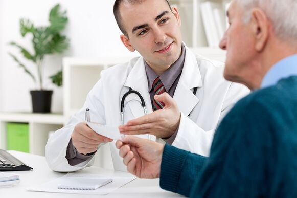 Going to a doctor for pathological prescribing for men