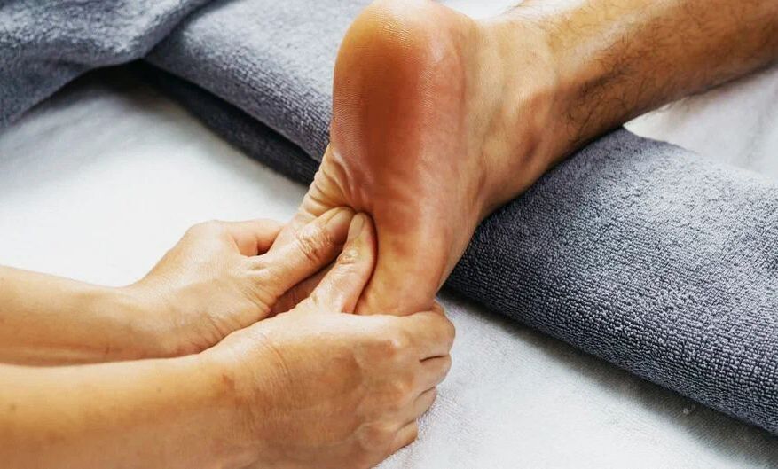 Foot massage after potency