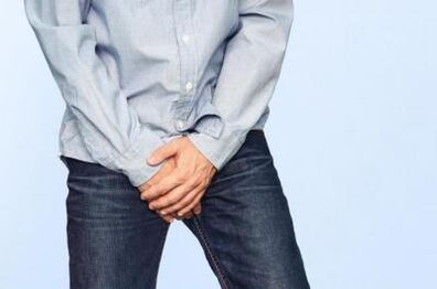 Male lubrication when excited